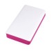 5200mAh Dual USB Ports External Battery Power Bank with Led Light - Magenta