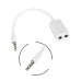 5 in 1 Car Travel Charger Kit Accessories for iPhone 4G/4S/3GS/3G Series - US Plug (White)