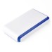 6000 mAh Portable Backup External Battery Power Bank with Led Light Indicator for Smartphone/Tablet/Mp3/MP4 - Blue