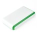 6000 mAh Portable Backup External Battery Power Bank with Led Light Indicator for Smartphone/Tablet/Mp3/MP4 - Green