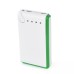 6000 mAh Portable Backup External Battery Power Bank with Led Light Indicator for Smartphone/Tablet/Mp3/MP4 - Green