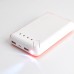 6000 mAh Portable Backup External Battery Power Bank with Led Light Indicator for Smartphone/Tablet/Mp3/MP4 - Orange