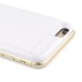 6GC 3800 mAh External Battery Back Case with Stand for iPhone 6 4.7 inch - White