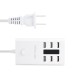 6 Ports 30W US USB Plug Travel Charger - White