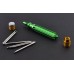 6 in 1 Multifunctional Precise Screwdriver Set - Sizes T3 T4 T5 T6 Phillips 2.0 Flat Head-Style 2.0 For iPhone,iPad Blackberry, HTC - Green