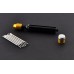 6 in 1 Multinational Precise Screwdriver Set - Sizes Phillips 1.5/1.2 Flat Head-Style 1.5/1.2 Dot 0.9 Pentagram 0.8 For iPhone, iPad, Blackberry, HTC - Black