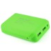 8800mAh External Portable Battery Charger Power Bank with Led Light - Green