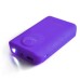 8800mAh External Portable Battery Charger Power Bank with Led Light - Purple