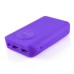 8800mAh External Portable Battery Charger Power Bank with Led Light - Purple