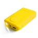 8800mAh External Portable Battery Charger Power Bank with Led Light - Yellow