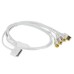 AV Audio Video Cable USB Charger for iPhone 4S iPhone 4 iPhone 3GS iPod iPad