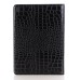 Alligator Pattern Folio Leather Stand Case Cover for iPad Pro 9.7 inch - Black