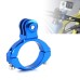 Aluminum Bike Handlebar Mount Adapter with Screw and Hex Key for GoPro Hero 3+ / 3 / 2 / 1 - Blue