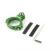 Aluminum Bike Handlebar Mount Adapter with Screw and Hex Key for GoPro Hero 3+ / 3 / 2 / 1 - Green