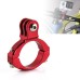 Aluminum Bike Handlebar Mount Adapter with Screw and Hex Key for GoPro Hero 3+ / 3 / 2 / 1 - Red