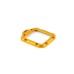 Aluminum LANYARD Lens Ring Mount Bumper with Screwdriver for GoPro Hero 3 - Gold