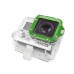Aluminum LANYARD Lens Ring Mount Bumper  with Screwdriver for GoPro Hero 3 - Green