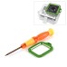 Aluminum LANYARD Lens Ring Mount Bumper  with Screwdriver for GoPro Hero 3 - Green