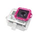 Aluminum LANYARD Lens Ring Mount Bumper with Screwdriver for GoPro Hero 3 - Magneta