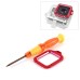 Aluminum LANYARD Lens Ring Mount Bumper with Screwdriver for GoPro Hero 3 - Red