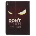 Angry Eyes Don't touch my Ipad Wallet Card Slot Stand Leather Smart Case for iPad Pro 9.7 inch