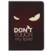 Angry Eyes Don't touch my Ipad Wallet Card Slot Stand Leather Smart Case for iPad Pro 9.7 inch