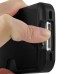 Anti-skid Hybrid PC and TPU Protective Back Case with Card Slot for iPhone 4 iPhone 4S - Black