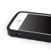 Anti-skid Ladder Design Silicone and PC Hybrid Case for iPhone 5 iPhone 5s - Black