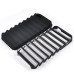 Anti-skid Ladder Design Silicone and PC Hybrid Case for iPhone 5 iPhone 5s - Black