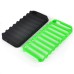 Anti-skid Ladder Design Silicone and PC Hybrid Case for iPhone 5 iPhone 5s - Green