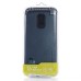 Anti Slip Slim Armor Pattern TPU Back Case Cover for Samsung Galaxy S5 - Dark Blue