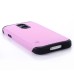 Anti Slip Slim Armor Pattern TPU Back Case Cover for Samsung Galaxy S5 - Pink