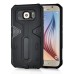 Armor Hybrid PC And TPU Protective Cell Phone Back Case For Samsung Galaxy S6 G920 - Black