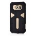 Armor Hybrid PC And TPU Protective Cell Phone Back Case For Samsung Galaxy S6 G920 - Champagne Gold