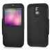 Armor S-View Window Dormancy Function TPU and PC Case for Samsung Galaxy S5 - Black