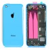 Back Cover Housing Assembly with Middle Frame for iPhone 5c - Blue