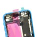 Back Cover Housing Assembly with Middle Frame for iPhone 5c - Blue