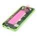 Back Cover Housing Assembly with Middle Frame for iPhone 5c - Green