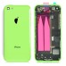 Back Cover Housing Assembly with Middle Frame for iPhone 5c - Green