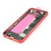 Back Cover Housing Assembly with Middle Frame for iPhone 5c - Red