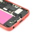 Back Cover Housing Assembly with Middle Frame for iPhone 5c - Red