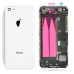 Back Cover Housing Assembly with Middle Frame for iPhone 5c - White