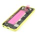 Back Cover Housing Assembly with Middle Frame for iPhone 5c - Yellow