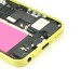 Back Cover Housing Assembly with Middle Frame for iPhone 5c - Yellow