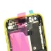 Back Cover Housing Assembly with Middle Frame for iPhone 5c - Yellow