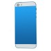 Back Cover Housing Assembly with Middle Frame for iPhone 5s - Blue