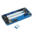 Back Cover Housing Assembly with Middle Frame for iPhone 5s - Blue