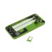 Back Cover Housing Assembly with Middle Frame for iPhone 5s - Green