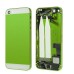 Back Cover Housing Assembly with Middle Frame for iPhone 5s - Green