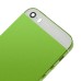 Back Cover Housing Assembly with Middle Frame for iPhone 5s - Green